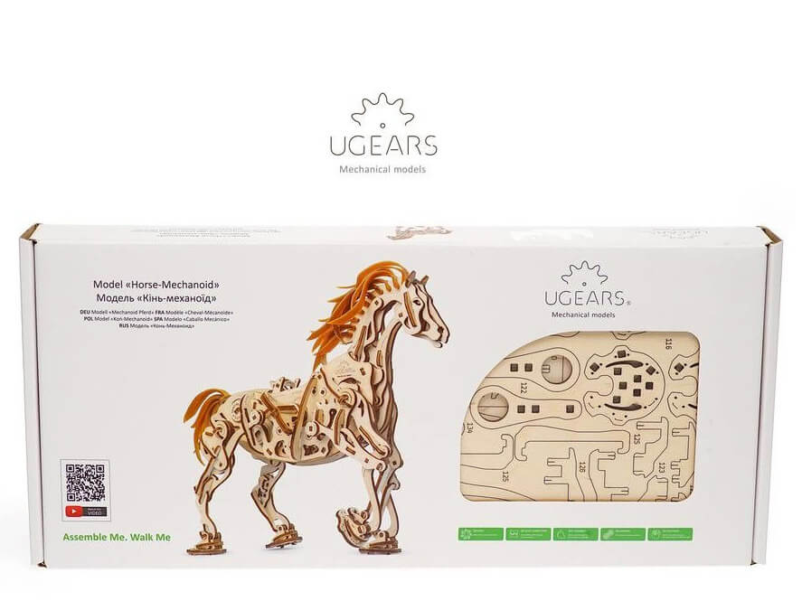 Caballo mecánico de madera para construir