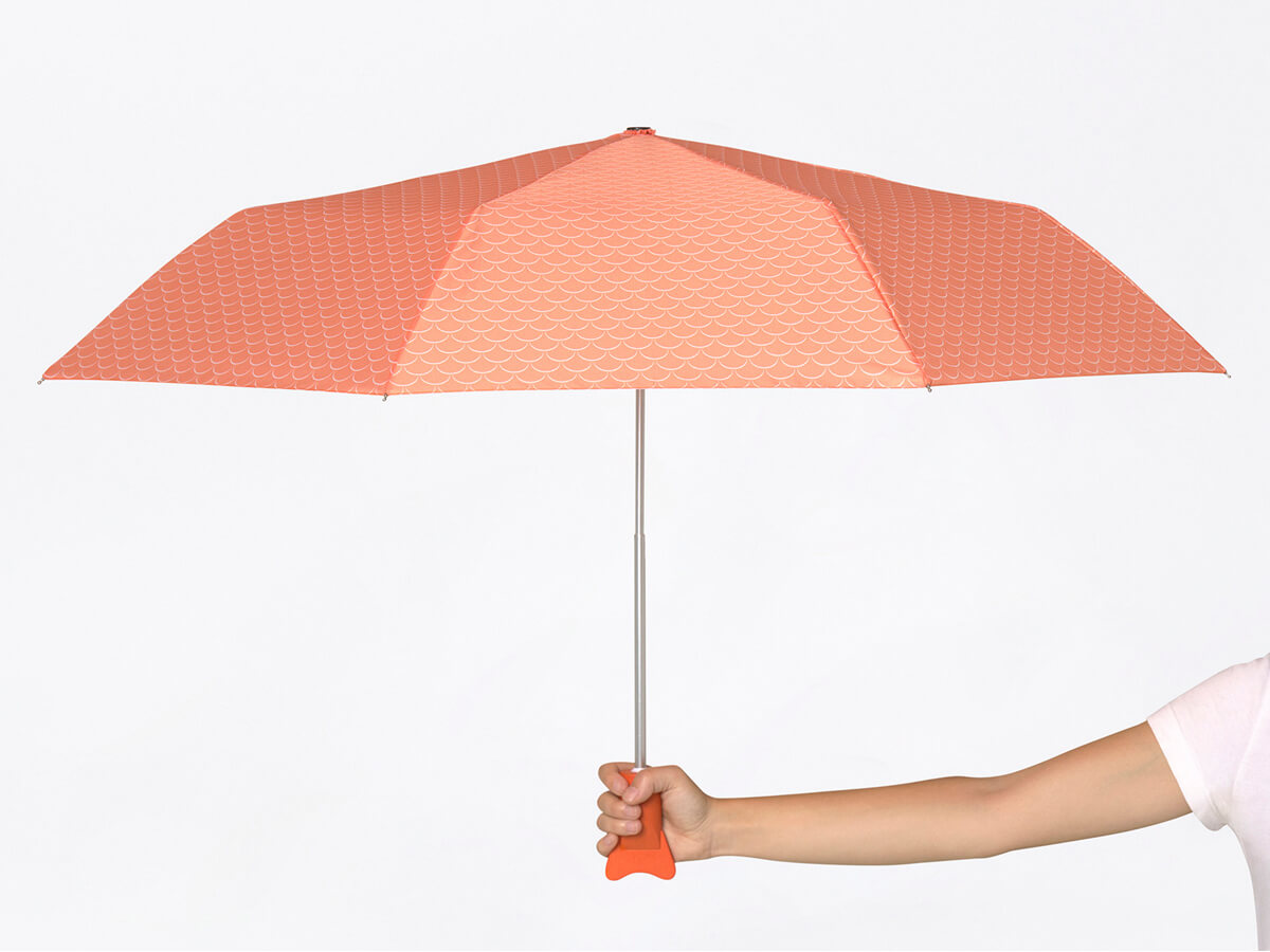 Paraguas plegable con forma de pez KOI