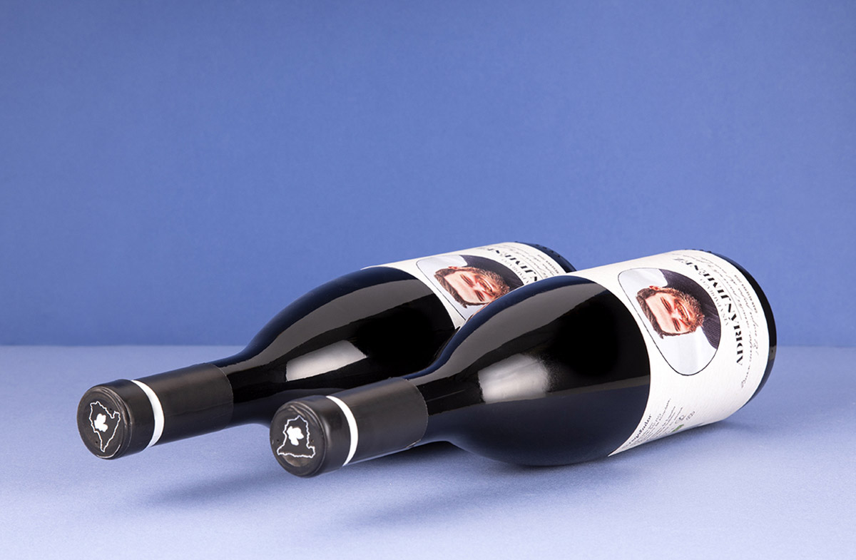 Vino tinto personalizado diseño Gran Reserva