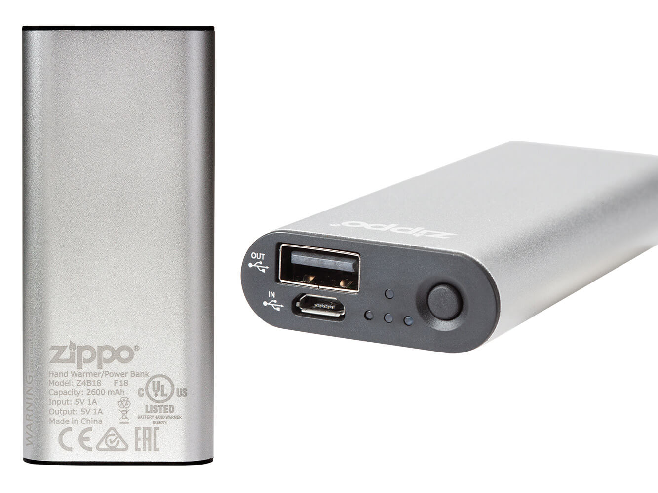 El cargador-calienta manos eléctrico de ZIPPO